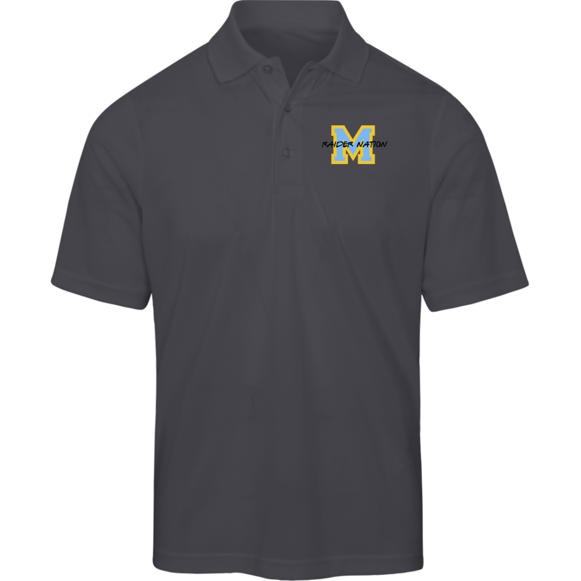 Mays Raider Nation 88181 Core 365 Mens Origin Pique Polo