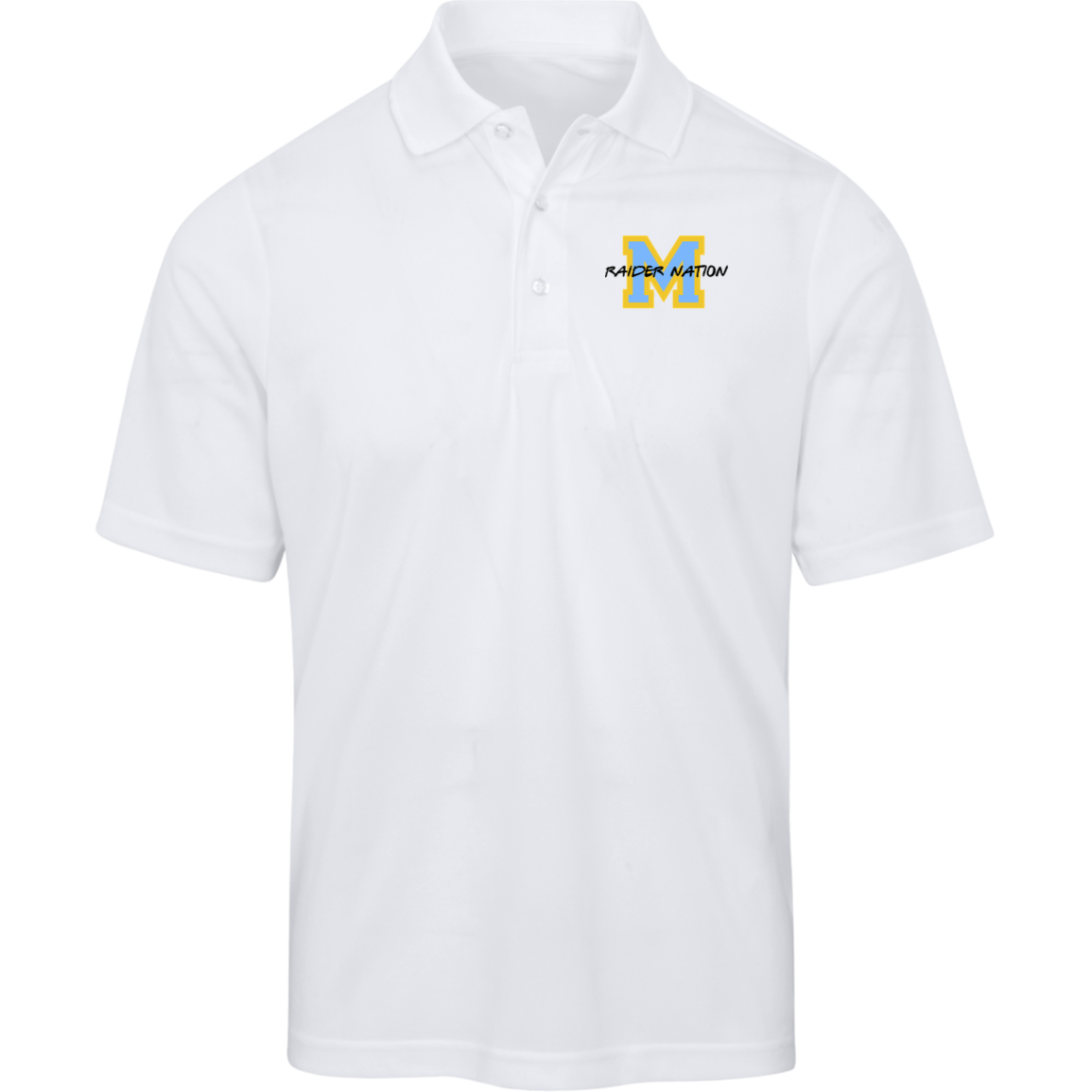 Mays Raider Nation 88181 Core 365 Mens Origin Pique Polo