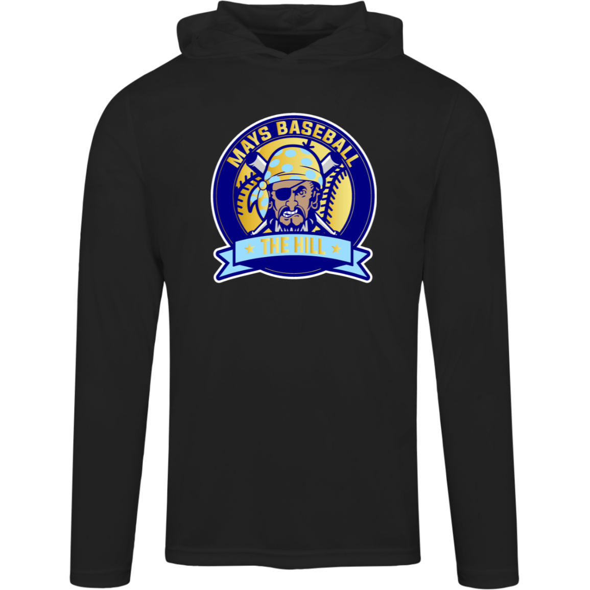 Mays Baseball TT41 Team 365 Mens Zone Hooded Tee