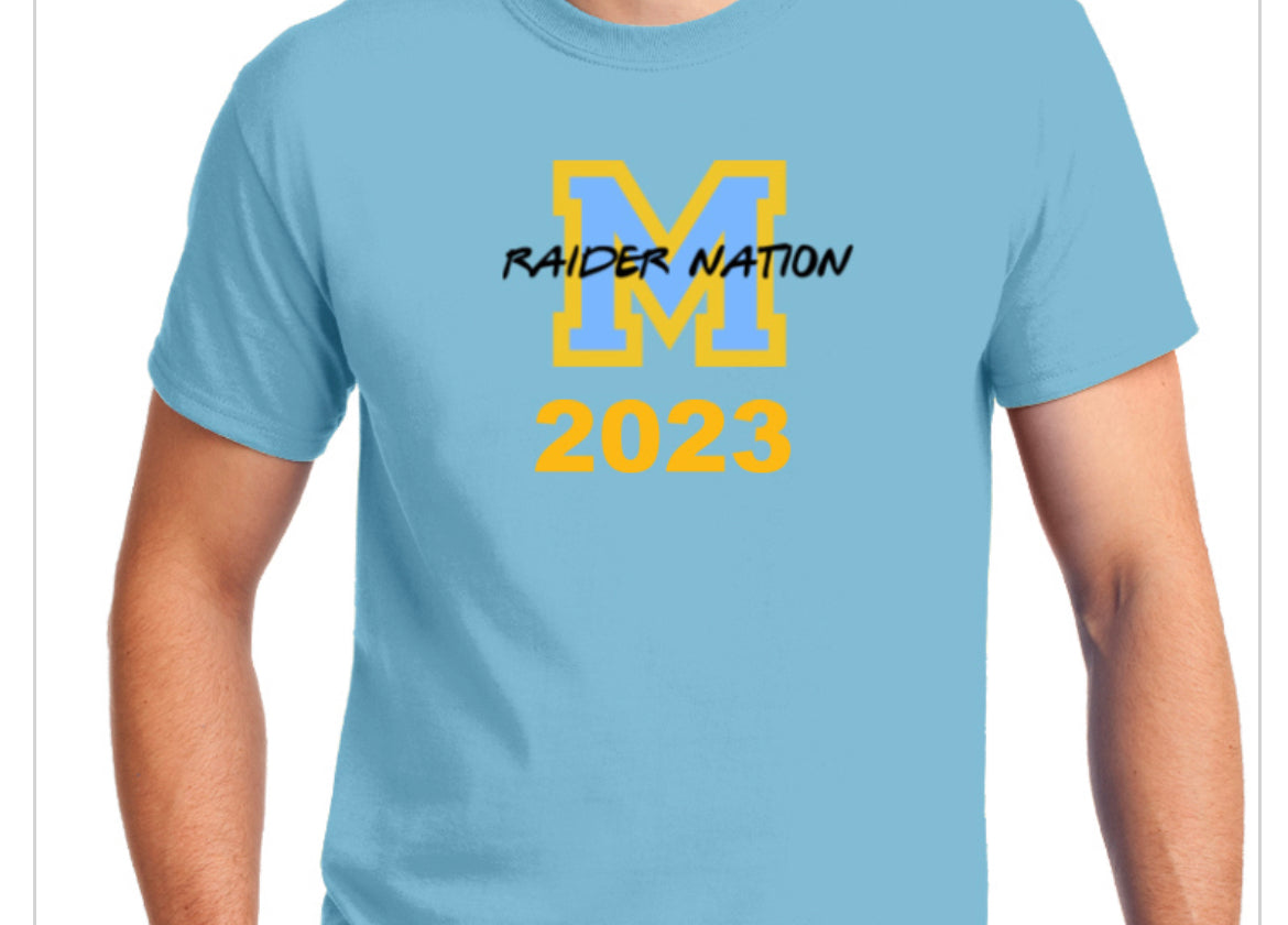 2023 M Raider Nation T-Shirts