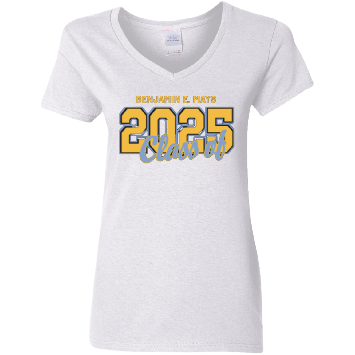 Mays c/o 2025 G500VL Ladies' 5.3 oz. V-Neck T-Shirt