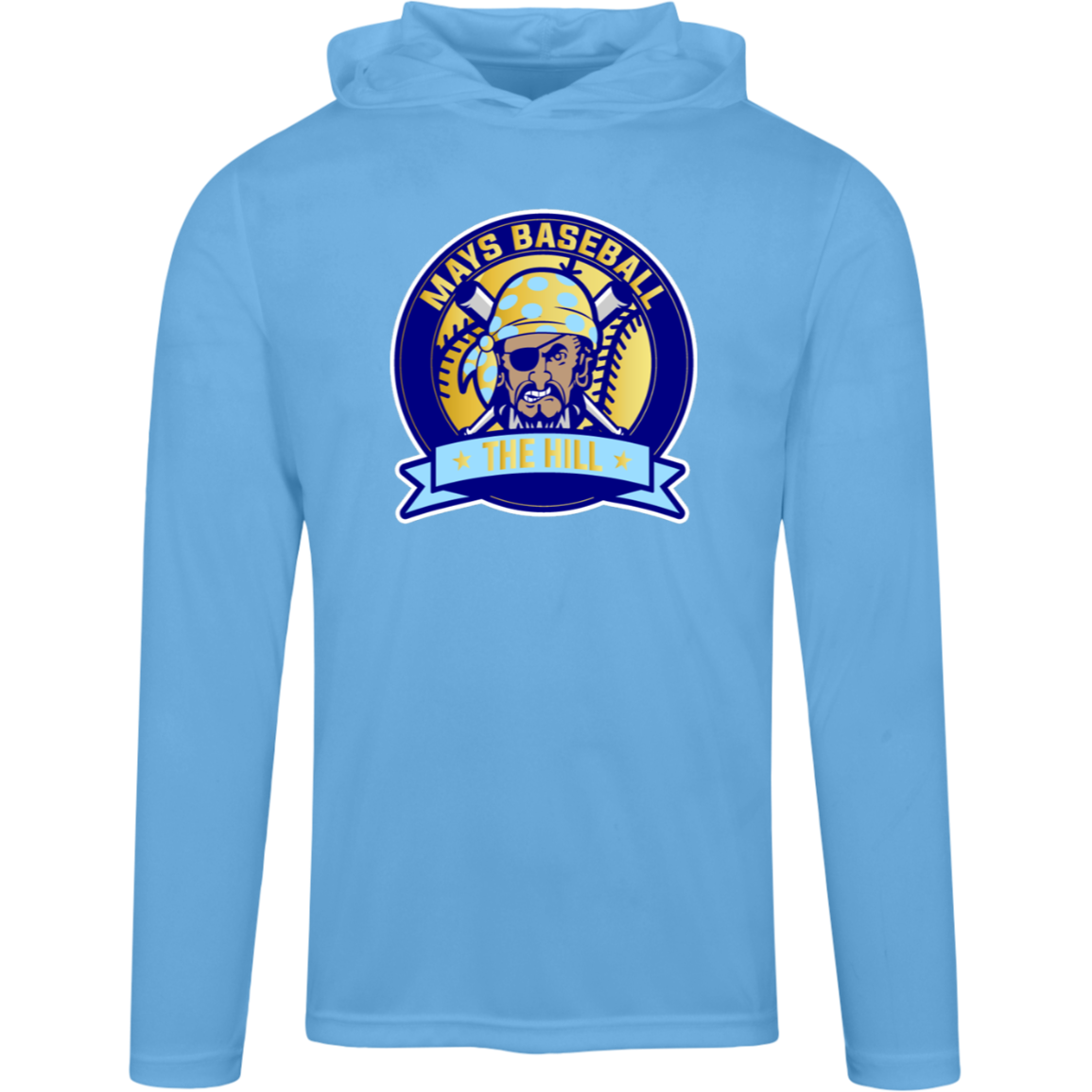 Mays Baseball TT41 Team 365 Mens Zone Hooded Tee