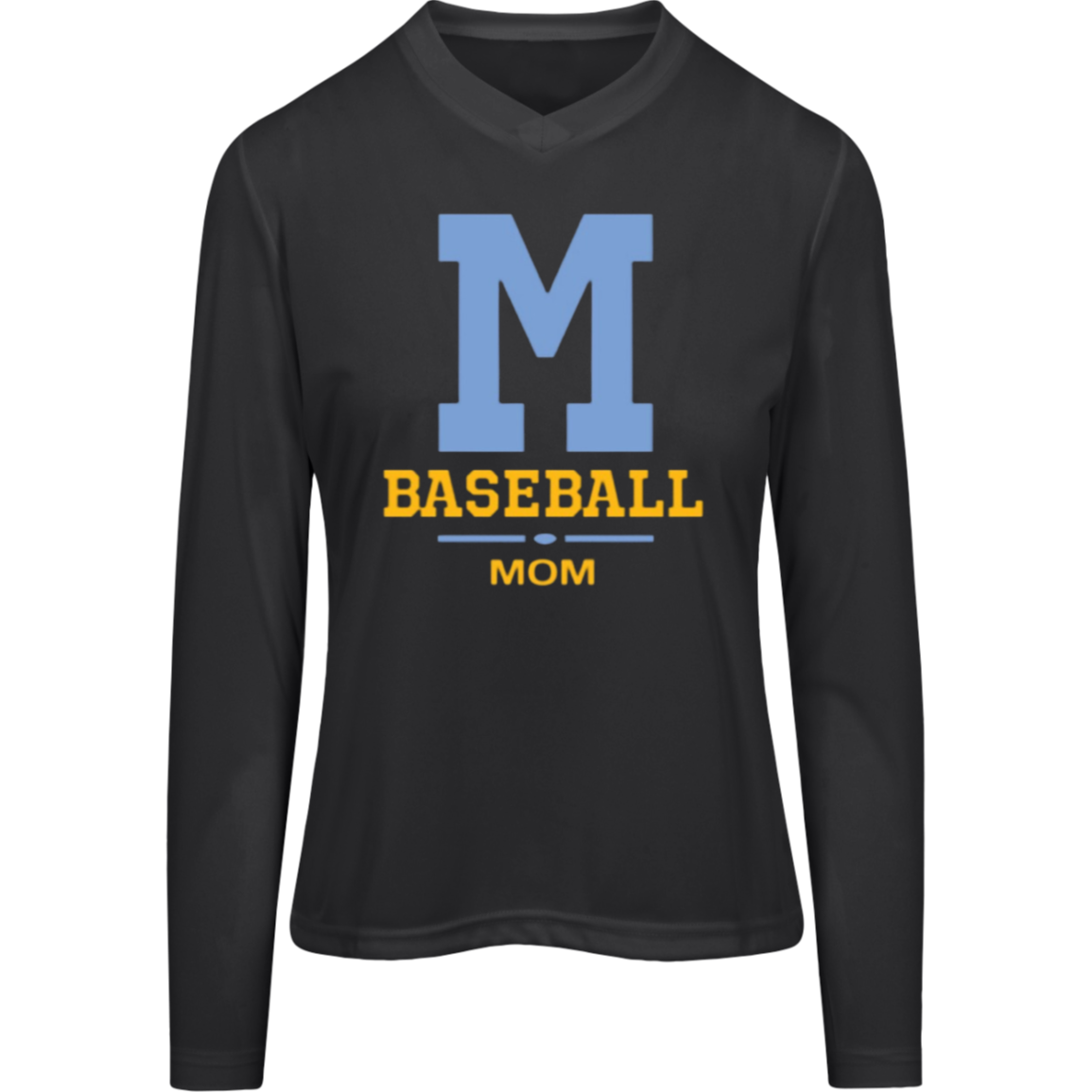 Mays Baseball Mom TT11WL Team 365 Womens Zone Long Sleeve Tee