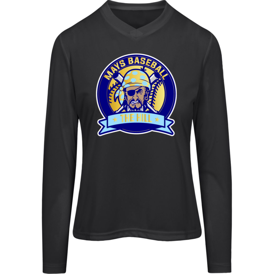 Mays Baseball TT11WL Team 365 Womens Zone Long Sleeve Tee