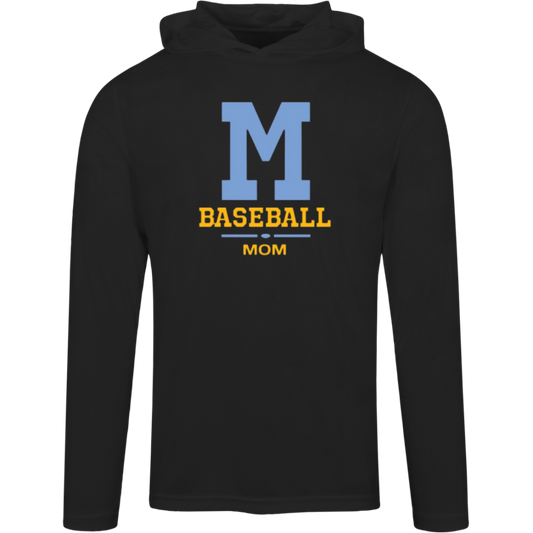 Mays Baseball Mom TT41 Team 365 Mens Zone Hooded Tee