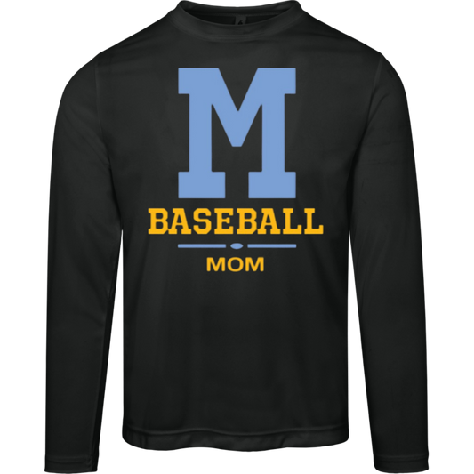 Mays Baseball Mom TT11L Team 365 Mens Zone Long Sleeve Tee