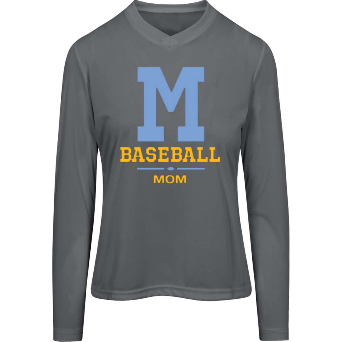 Mays Baseball Mom TT11WL Team 365 Womens Zone Long Sleeve Tee