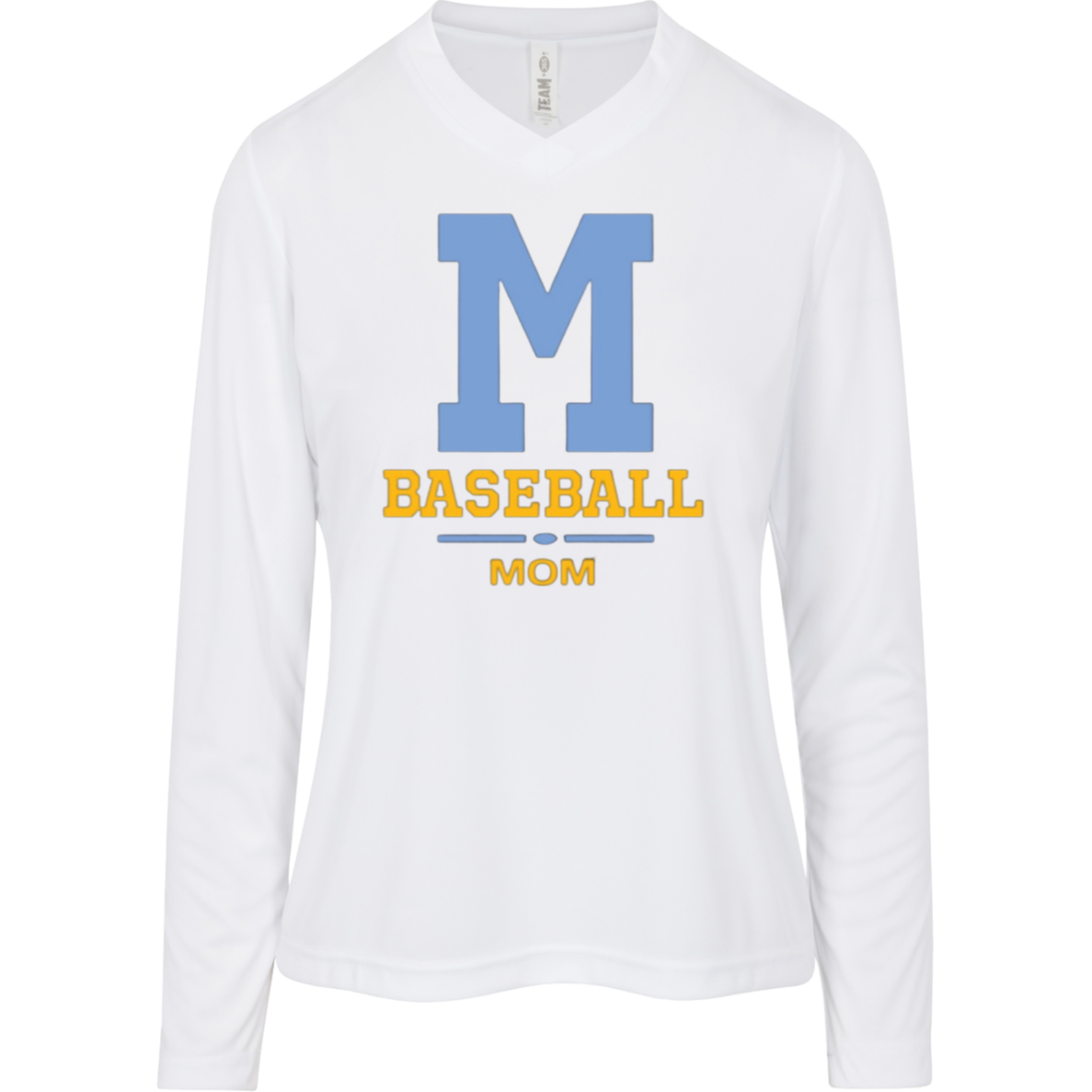Mays Baseball Mom TT11WL Team 365 Womens Zone Long Sleeve Tee