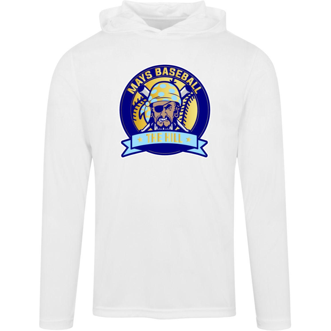 Mays Baseball TT41 Team 365 Mens Zone Hooded Tee