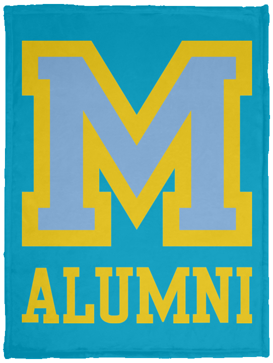 M Alum blue VPS Cozy Plush Fleece Blanket - 30x40