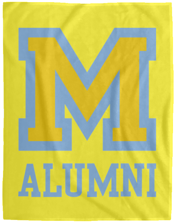 M Alum gold VPL Cozy Plush Fleece Blanket - 60x80