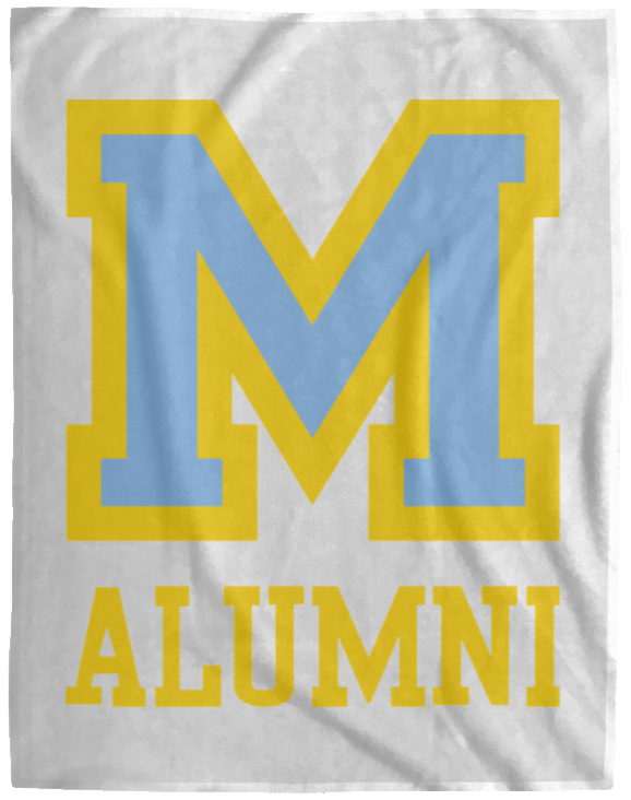 M Alum blue VPL Cozy Plush Fleece Blanket - 60x80