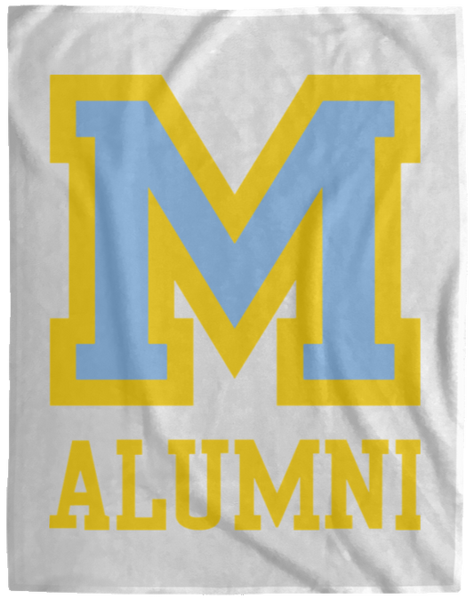 M Alum blue VPL Cozy Plush Fleece Blanket - 60x80