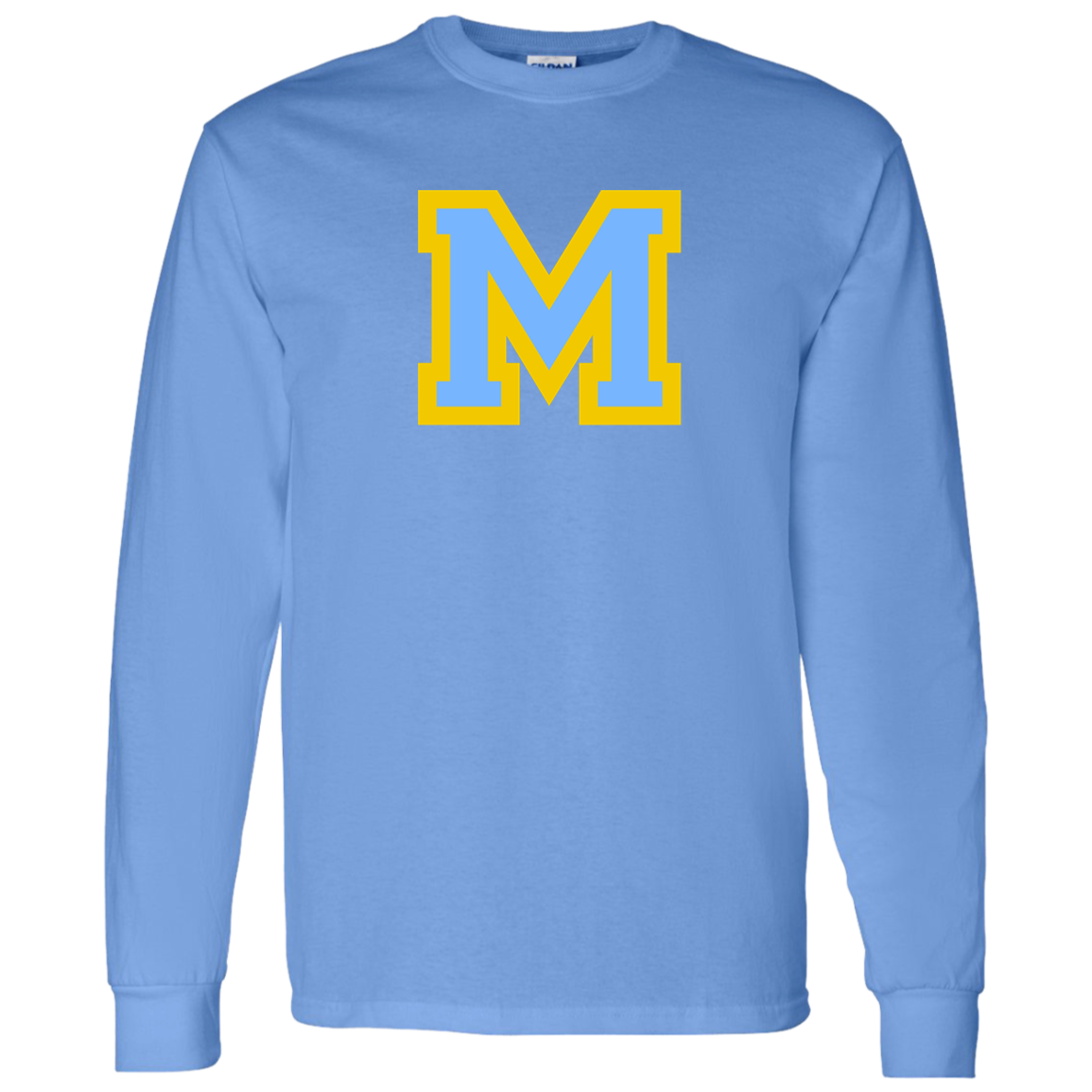 Mays M blue G540 LS T-Shirt 5.3 oz.