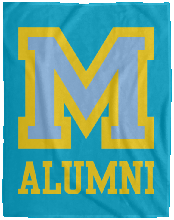 M Alum blue VPL Cozy Plush Fleece Blanket - 60x80