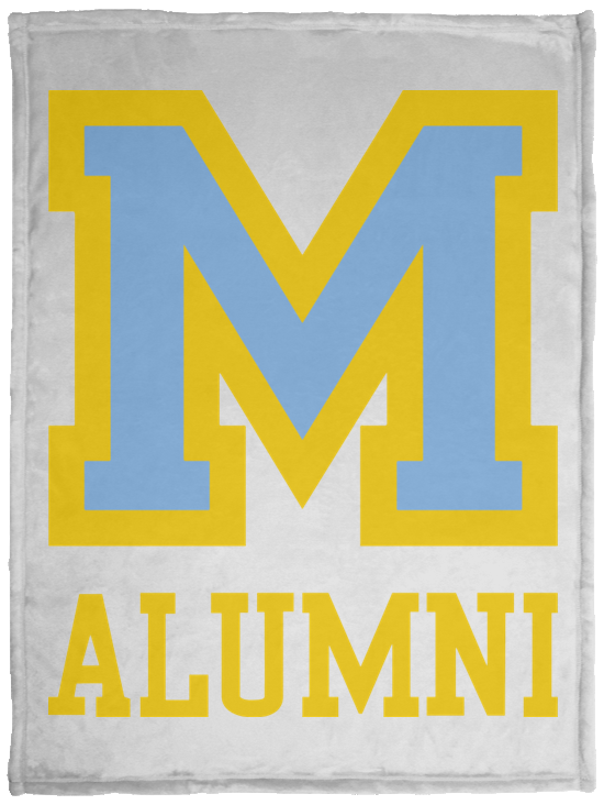 M Alum blue VPS Cozy Plush Fleece Blanket - 30x40