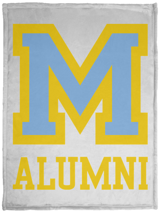 M Alum blue VPS Cozy Plush Fleece Blanket - 30x40
