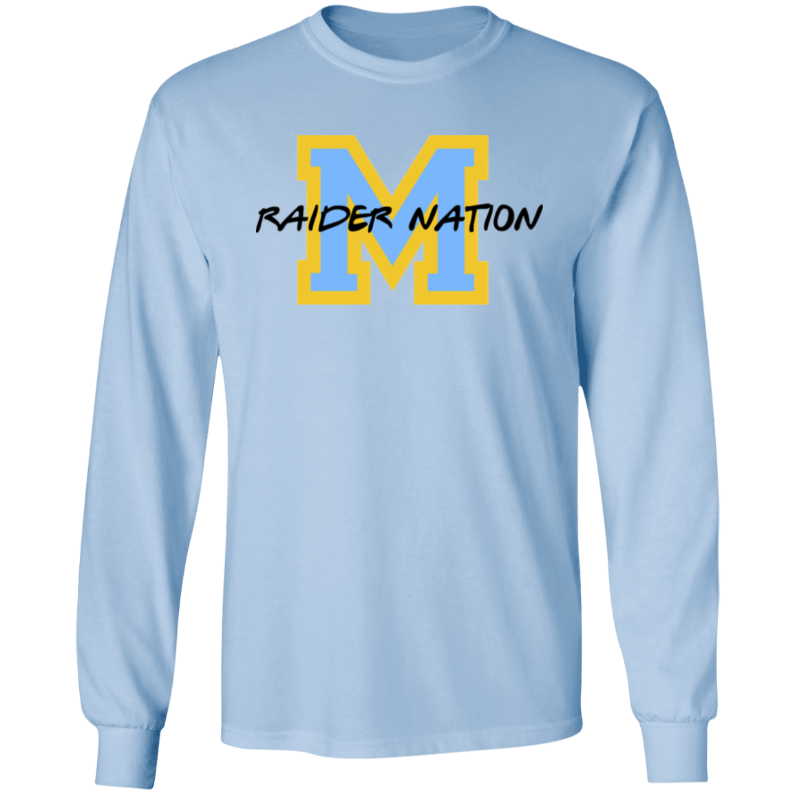 M Raider Nation G540 LS T-Shirt 5.3 oz.