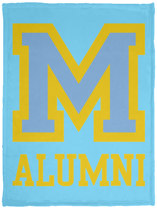 M Alum blue VPS Cozy Plush Fleece Blanket - 30x40