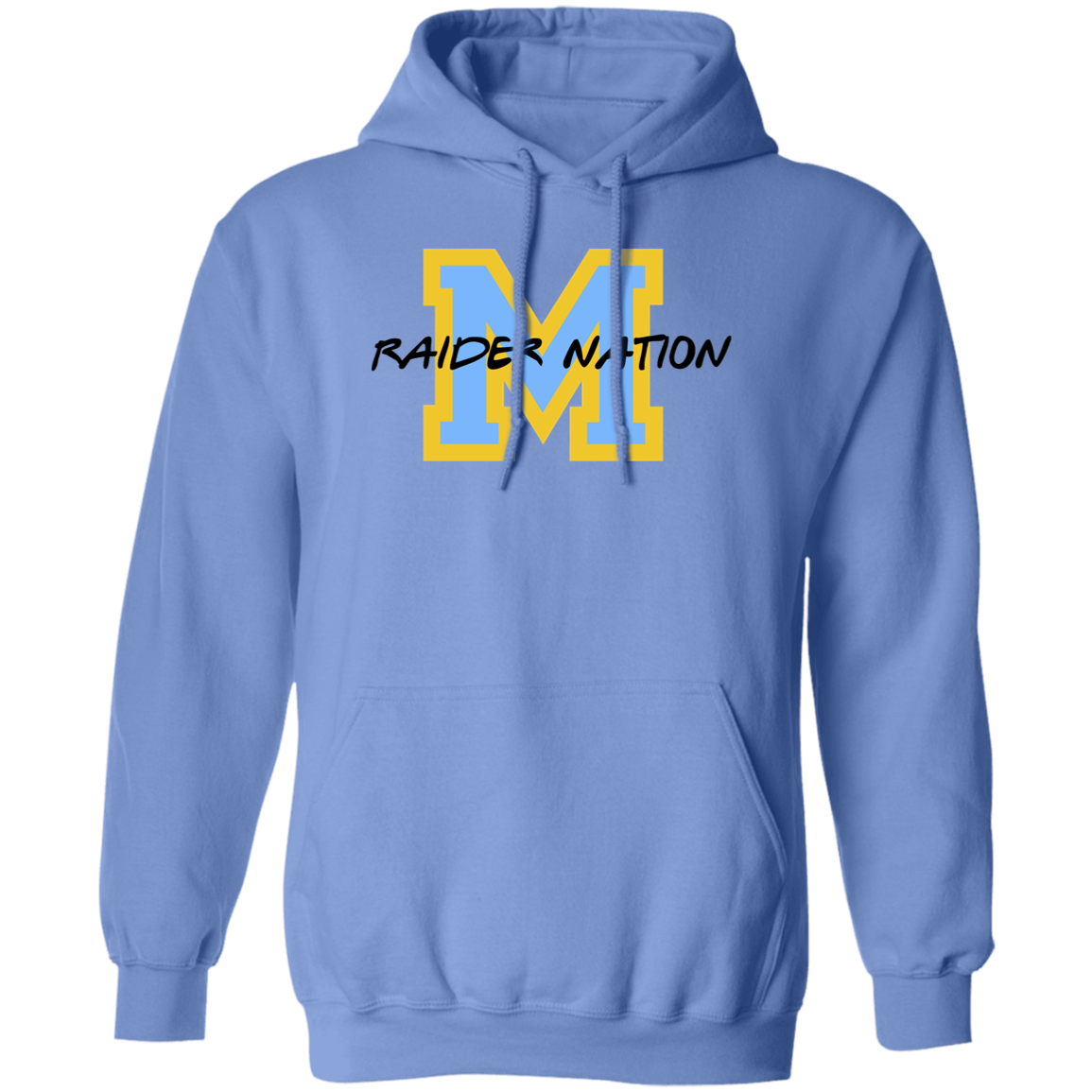 M Raider Nation G185 Heavy Pullover Hoodie