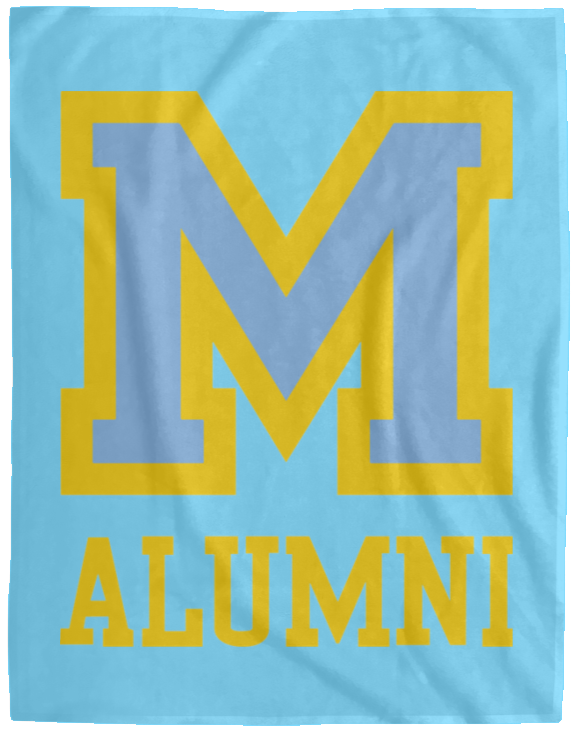 M Alum blue VPL Cozy Plush Fleece Blanket - 60x80