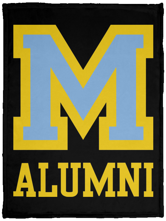 M Alum blue VPS Cozy Plush Fleece Blanket - 30x40