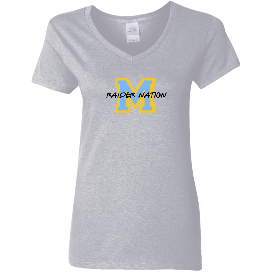 G500VL Ladies' 5.3 oz. V-Neck T-Shirt