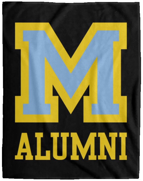 M Alum blue VPL Cozy Plush Fleece Blanket - 60x80
