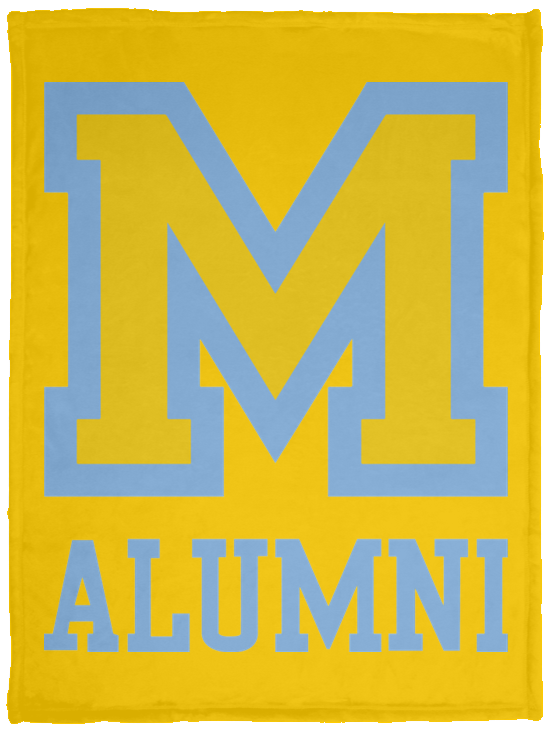 M Alum gold VPS Cozy Plush Fleece Blanket - 30x40