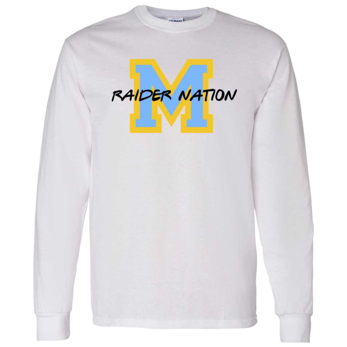 M Raider Nation G540 LS T-Shirt 5.3 oz.