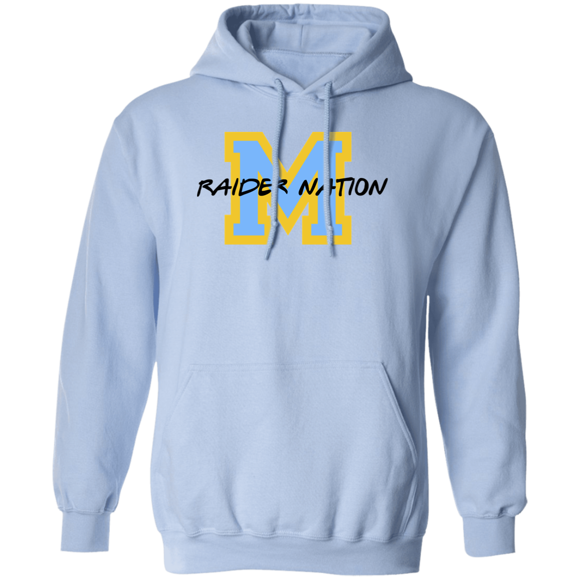 M Raider Nation G185 Heavy Pullover Hoodie