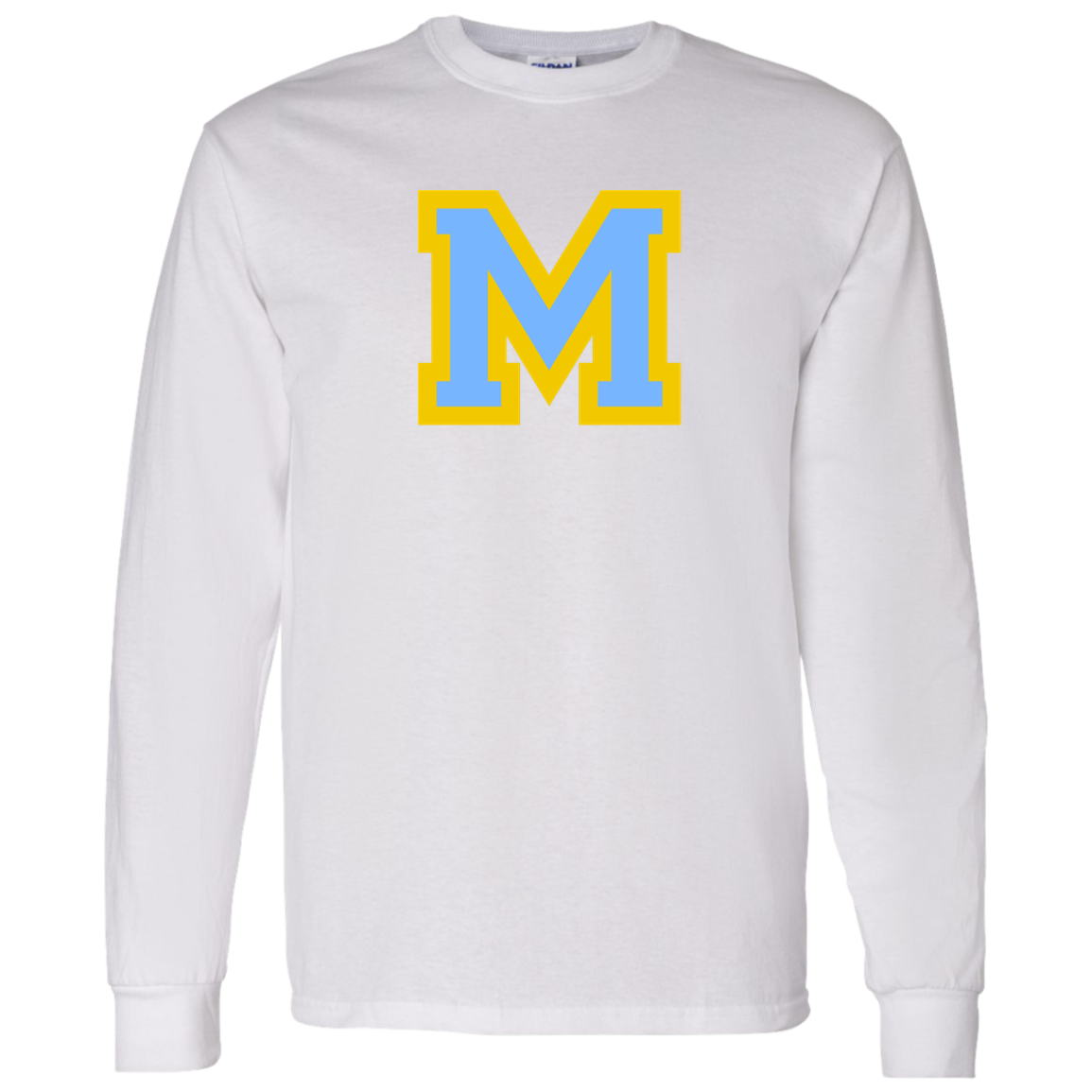 Mays M blue G540 LS T-Shirt 5.3 oz.