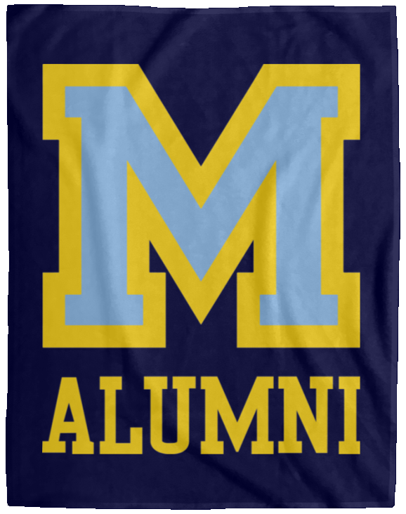 M Alum blue VPL Cozy Plush Fleece Blanket - 60x80