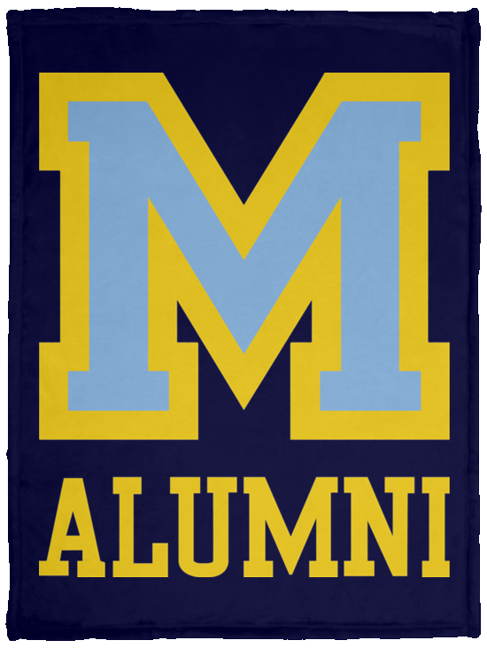 M Alum blue VPS Cozy Plush Fleece Blanket - 30x40