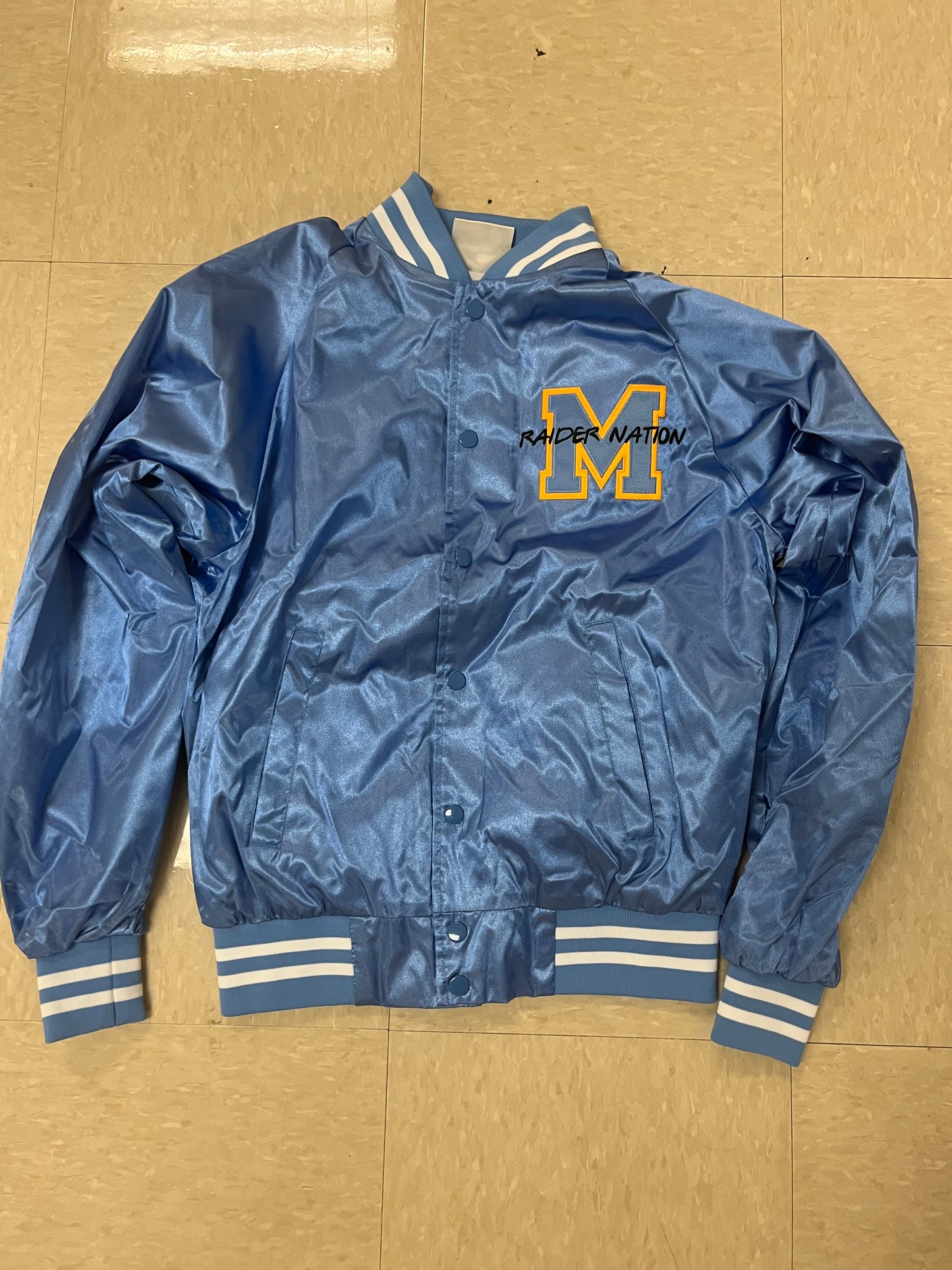 Mays Raider Nation Baseball Jacket